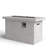 24'' H Concrete Propane/Natural Gas Outdoor Fire Pit Table