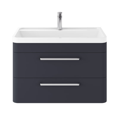 800mm Single Bathroom Vanity with Integrated Basin