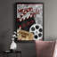 «Movie Night II», toile encadrée de qualité supérieure - prête à être accrochée-262155200-262155229