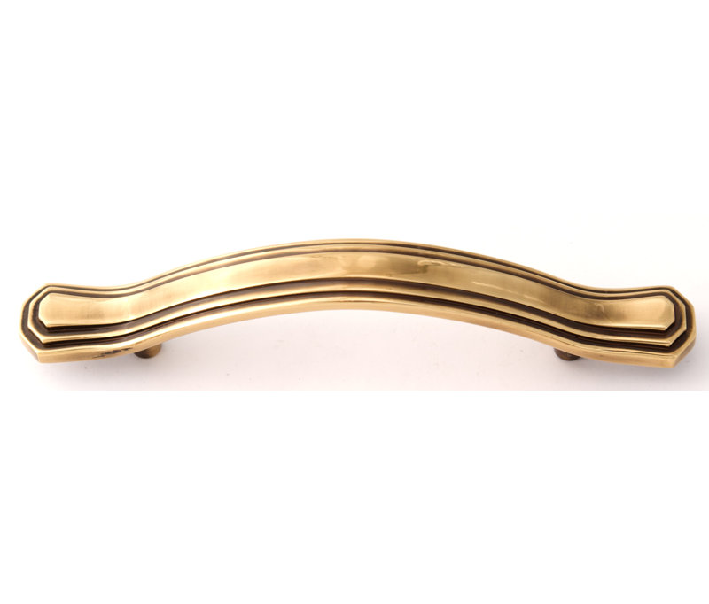 Geometric Arch Pull, Polished Antique