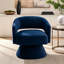 Fauteuil demi-tonneau pivotant de 27,5 po Nevile-723477885