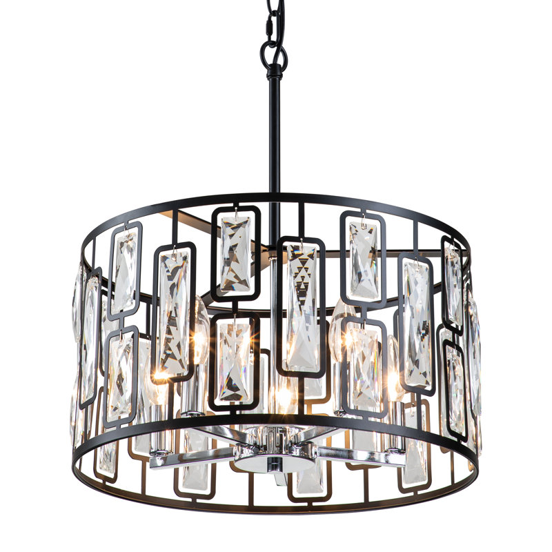 Luminaire suspendu Bolton, 5, H 19,75 po x l 16,25 po x P 16,25 po