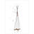 Reclaimed Wood and Metal Freestanding Coat Rack with Hooks use in bedroom, living room