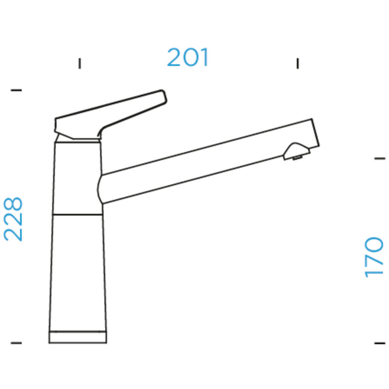 Low Pressure Single Lever Monobloc Tap, Day