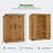 5 ft. W x 2 ft. D Outdoor Storage Shed with Double Lockable Doors and Waterproof Asphalt Roof-96367099