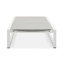 Chaise longue d'extérieur réglable à 5 niveaux 2 pièces, structure en aluminium durable et filet en textilène, parfaite pour le patio / la piscine
