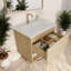 Meuble-lavabo moderne en chêne 24 po