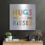 «Hugs and Kisses» par Ann Kelle Designs, art mural en métal-920314526