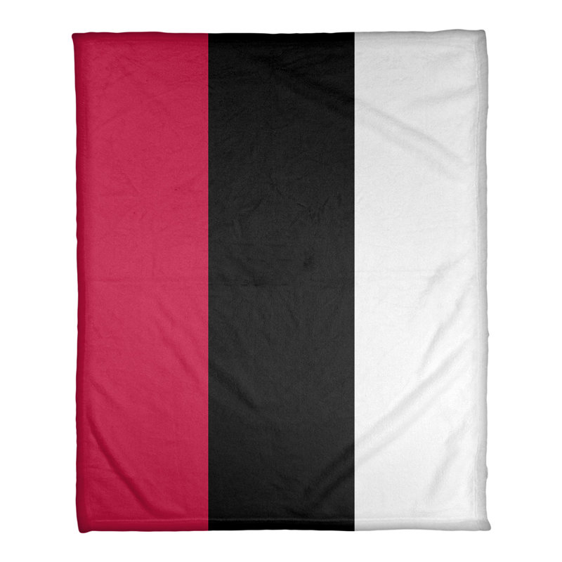 Couverture polaire basket Toronto, l 60 po x L 80 po, Toronto / blanc / rouge