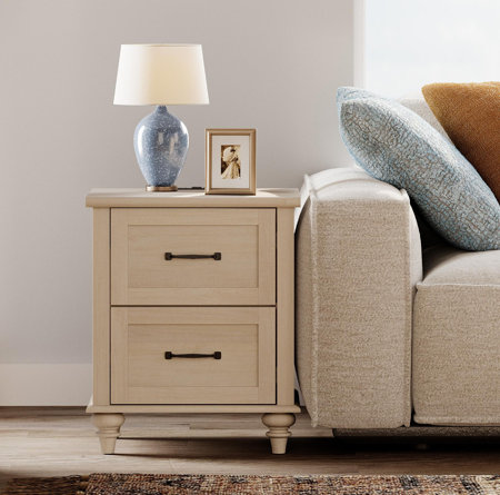 Scarlett 2 - Drawer End Table and Built-In Outlets