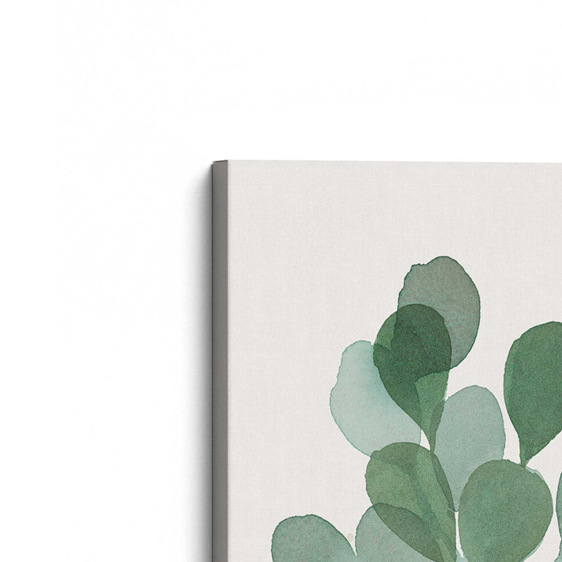 «Earthy Greens in Bloom II», toile tendue, H 12 po x l 8 po