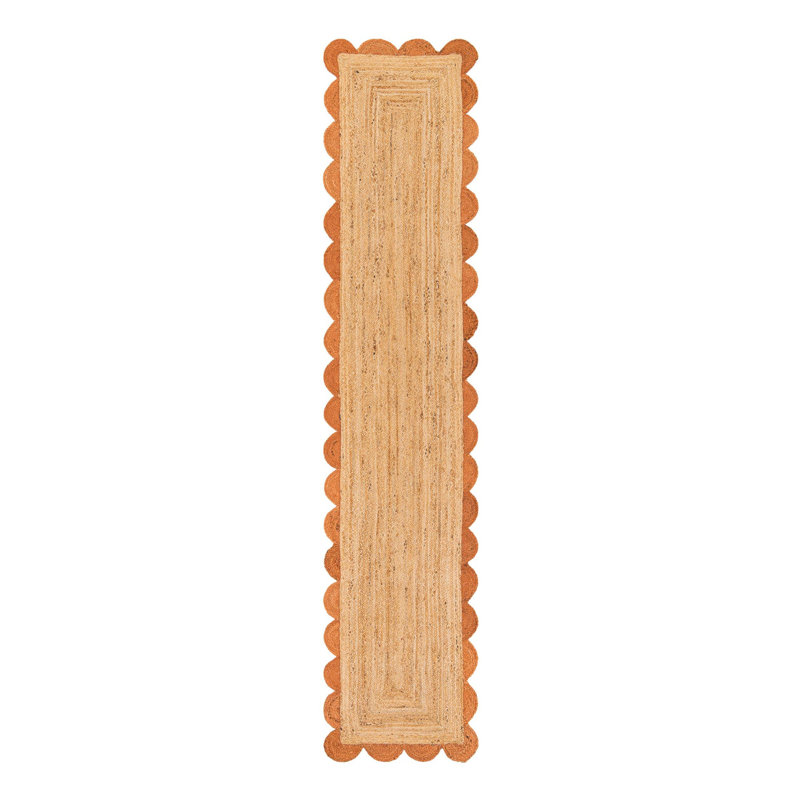 Cosner Hand Braided Area Rug, Runner 2'7" x 12'