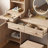 Makeup Vanity with Light mirror,3 drawers