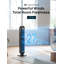 DREO 36 po Ventilateur tour, 25 dB silencieux, 8 vitesses, minuterie 8-H, oscillation à 90 ° avec télécommande en noir