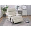 Fauteuil inclinable électrique surdimensionné pour personnes âgées, fauteuil inclinable électrique en tissu avec repose-pieds allongé, télécommande et siège spacieux-917286508