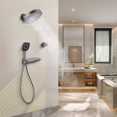 Diverter Complete Shower System with Rough in-Valve