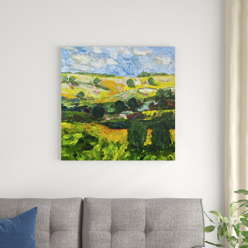 Over The Hills, H 30 po x l 30 po x P 1,25 po