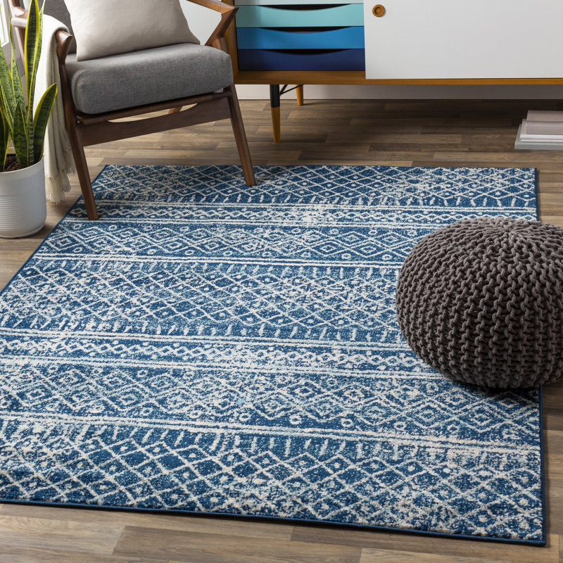 Georgetta Geometric Indoor Rug, Rectangle 8'10" x 12'