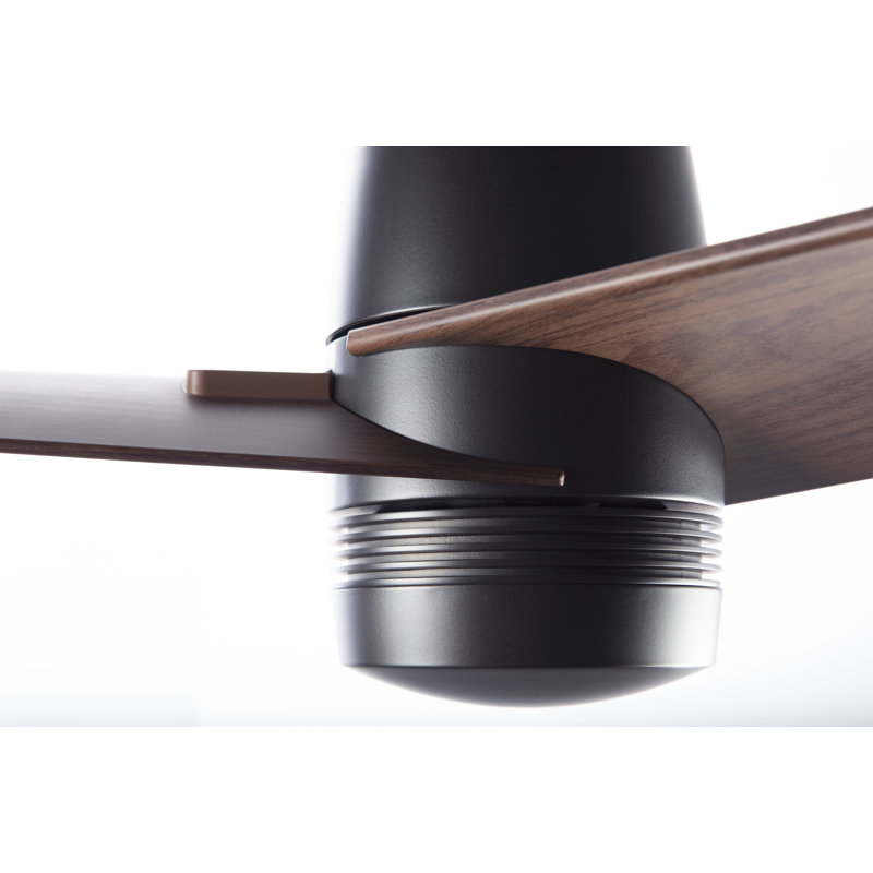 Velo Downrod Ceiling Fan, Handheld Remote Control, Mahogany, Dark Bronze