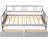 Full Size Daybed In Gray - Solid Wood With Two Convenient Drawers For A Modern Home Drawers, Enhancing Your Bedroom Ambiance-1852861160
