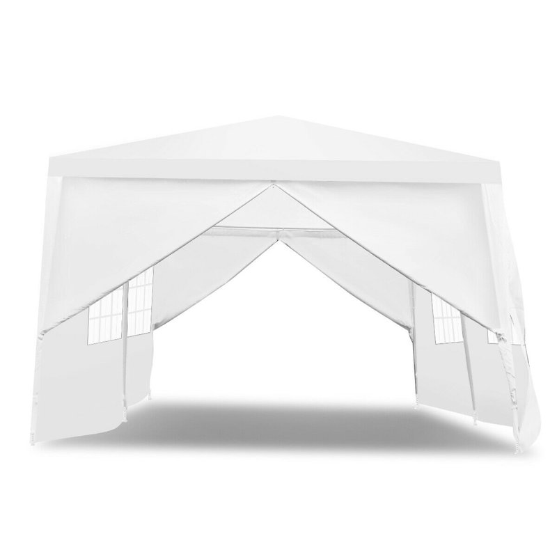 Heavy Duty White Steel Frame Waterproof Canopy Tent