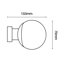 Aubreylynn 3.5cm Single Curtain Pole-1121273302-1120864473