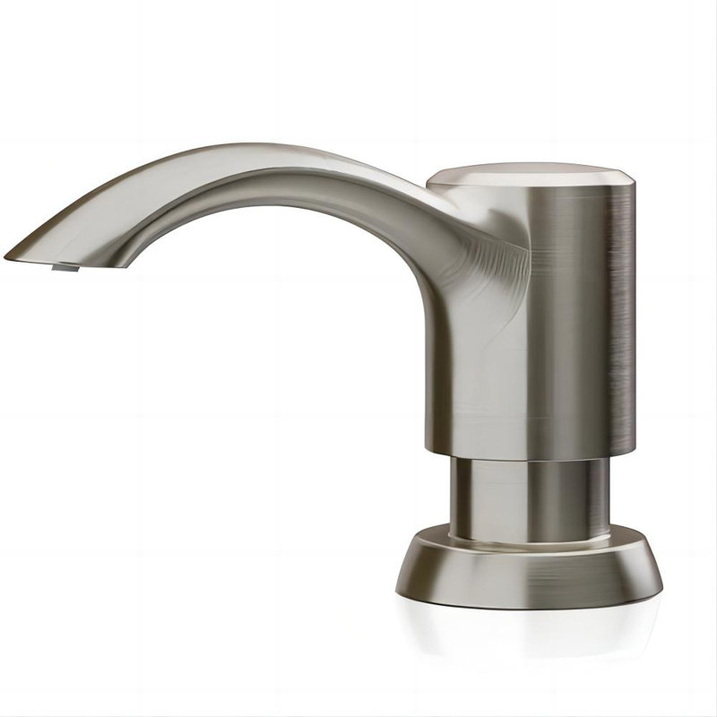 Soap Dispenser For Kitchen Sink, Kitchen Sink Soap Dispenser With 17 Ounce Large Pet Soap Bottle, In Sink Soap Dispenser Refill From The Top