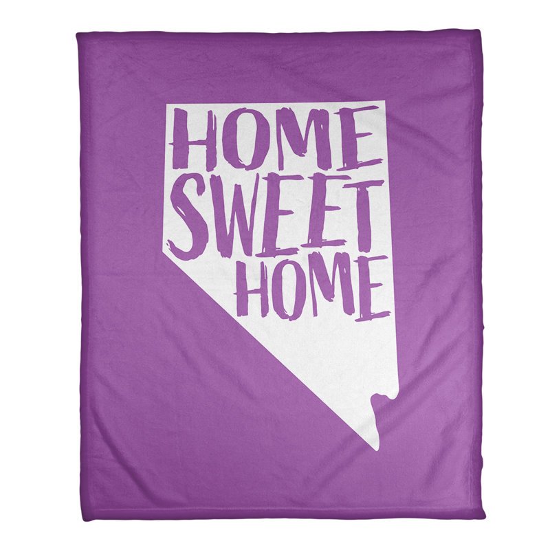 Jeté polaire nevada doux, l 52,5 po x L 62,5 po, Violet