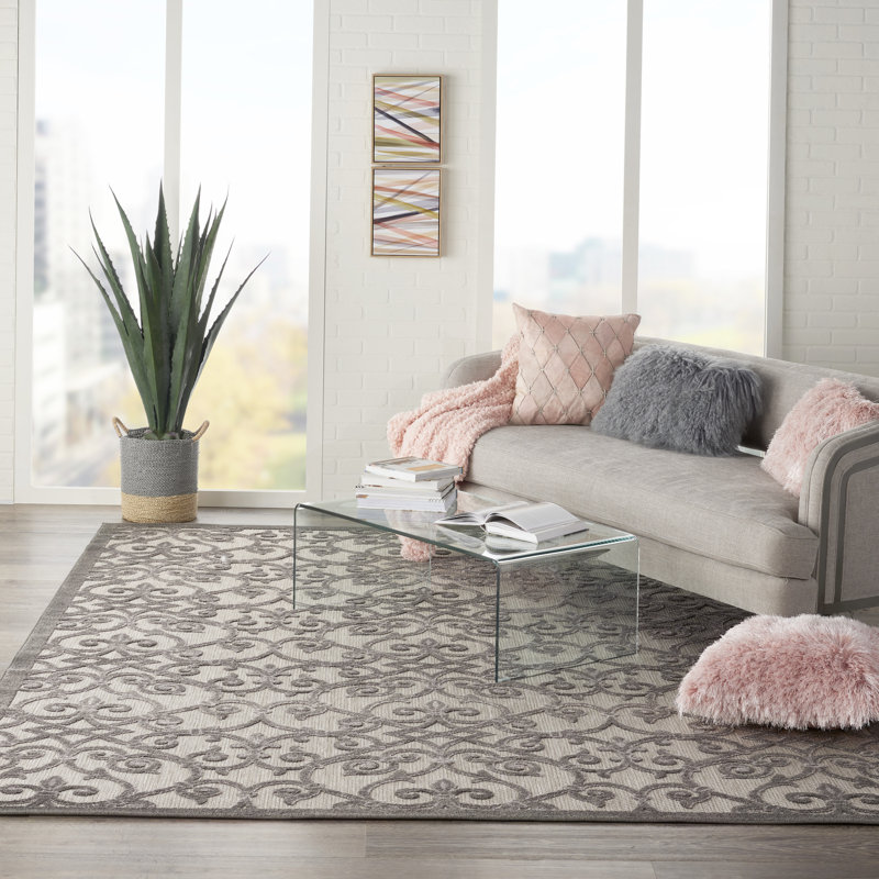 Aasto Ikat Indoor Rug, Rectangle 9'6" x 13'
