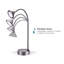 Lampe de bureau grise 16 po Sabra