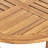 Wood 27.5" Rustic Table - Enhancing Outdoor Area With Slat Style Construction