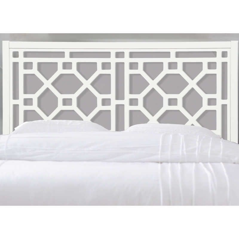 Tabor Chippendale White Headboard - Queen/Full