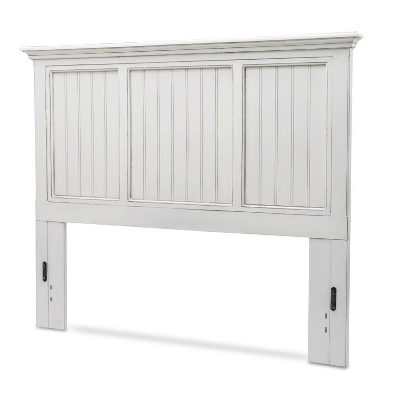 Kolya - Solid Wood Headboard - Queen - Blanc Finish, Queen, White