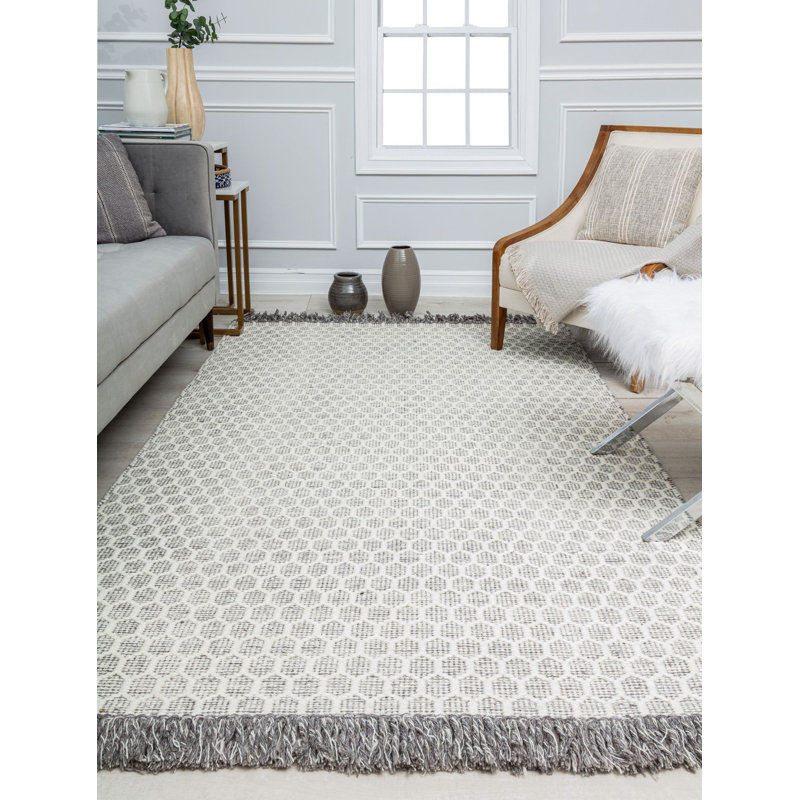 Tapis nid d'abeille Rhys, Rectangle 5 pi x 7 pi