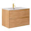 Meuble-lavabo mural simple 32 po Nora-130665834
