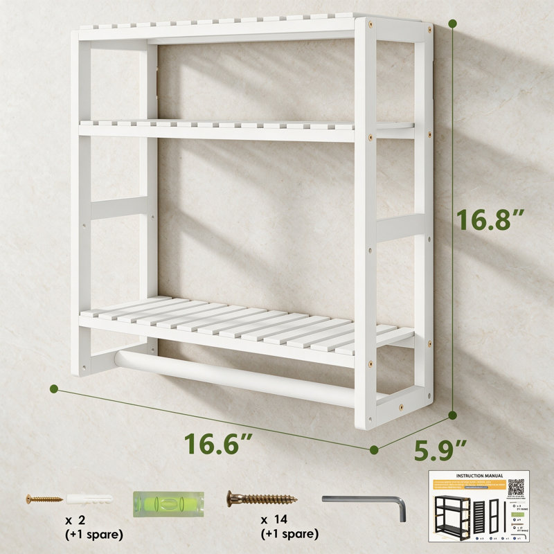 42.2 cm L Wall Mounted Towel Rack