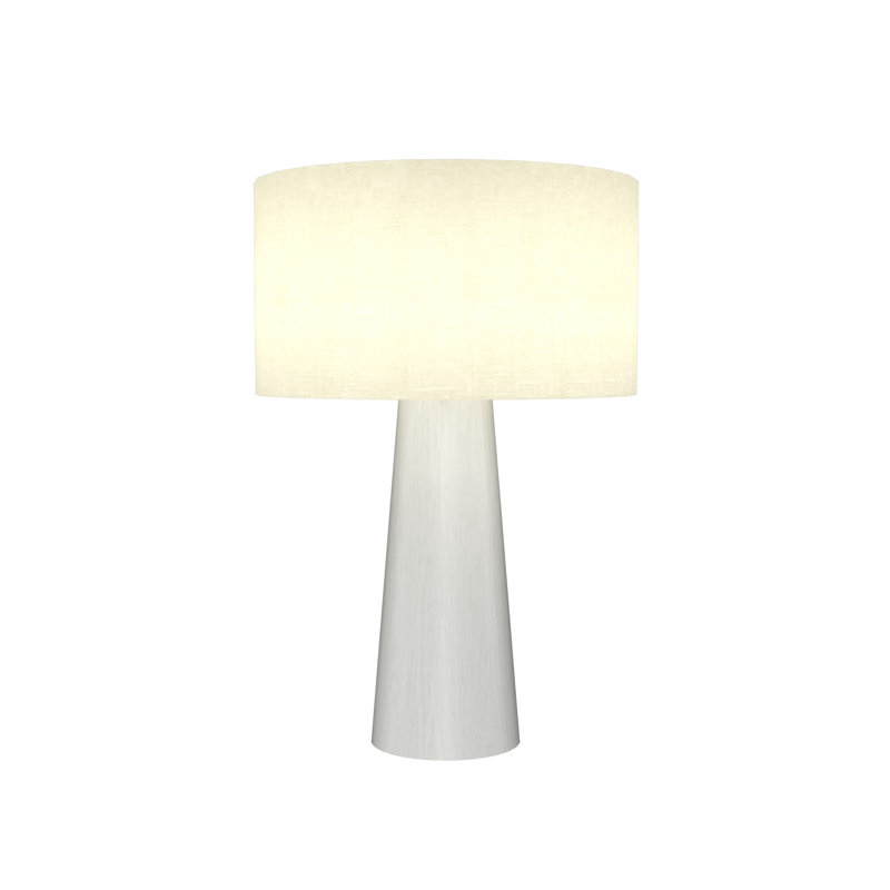 Cônico Desk Table Lamp, Organic White