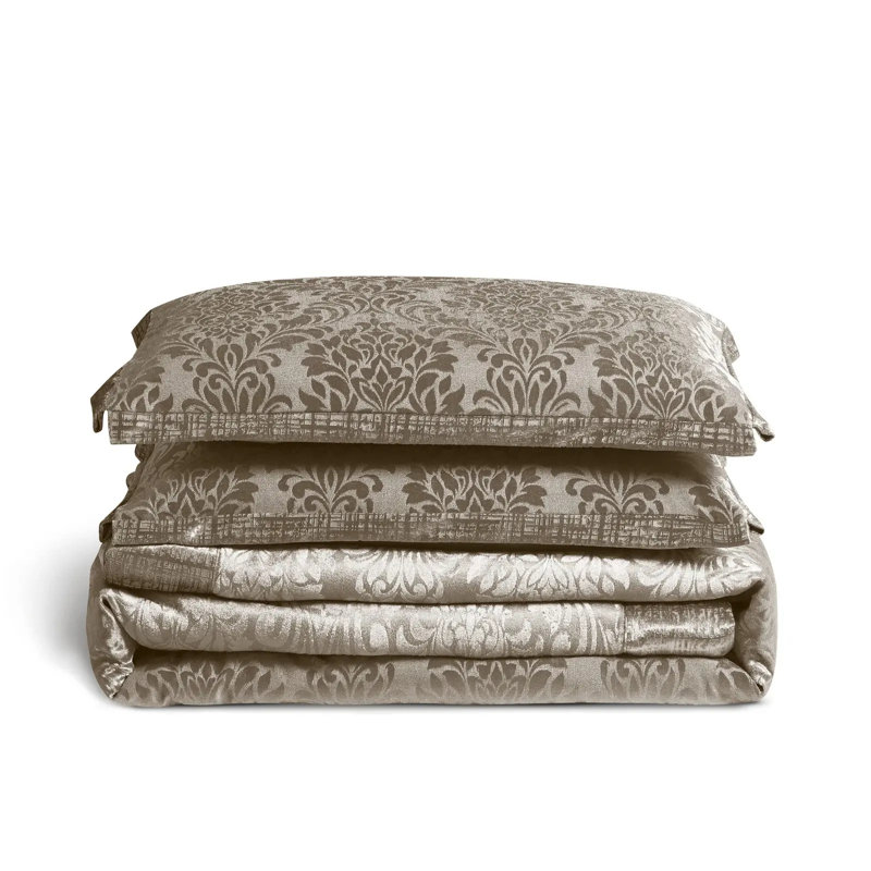 Quality & Style Floral Bedspread with Pillow Shams, Super King Bedspread + 2 Standard Shams, Mink