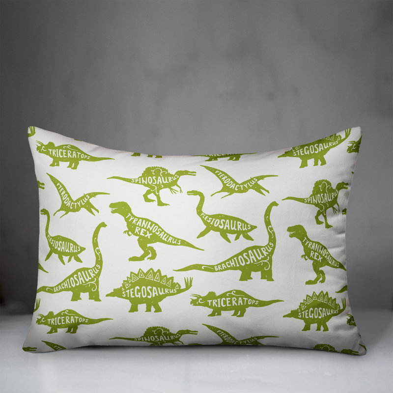 Housse de coussin rectangulaire/insert, Vert