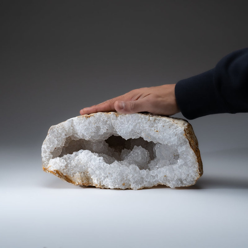 Genuine Calcite Geode From Morocco (15.2 Lbs)