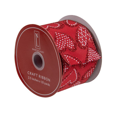 2.5'' Abstract Fabric Ribbon