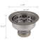 Drain d'évier de cuisine Basket Strainer