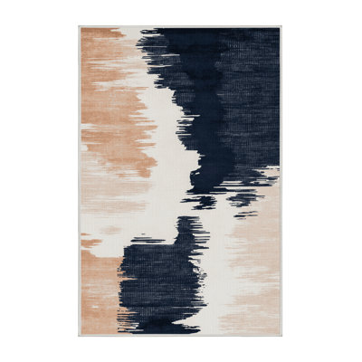Tapis beige lavable à la machine