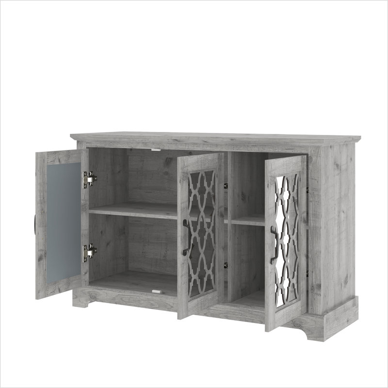 Ensemble de buffet 2 pièces Chessani, Gris mexicain