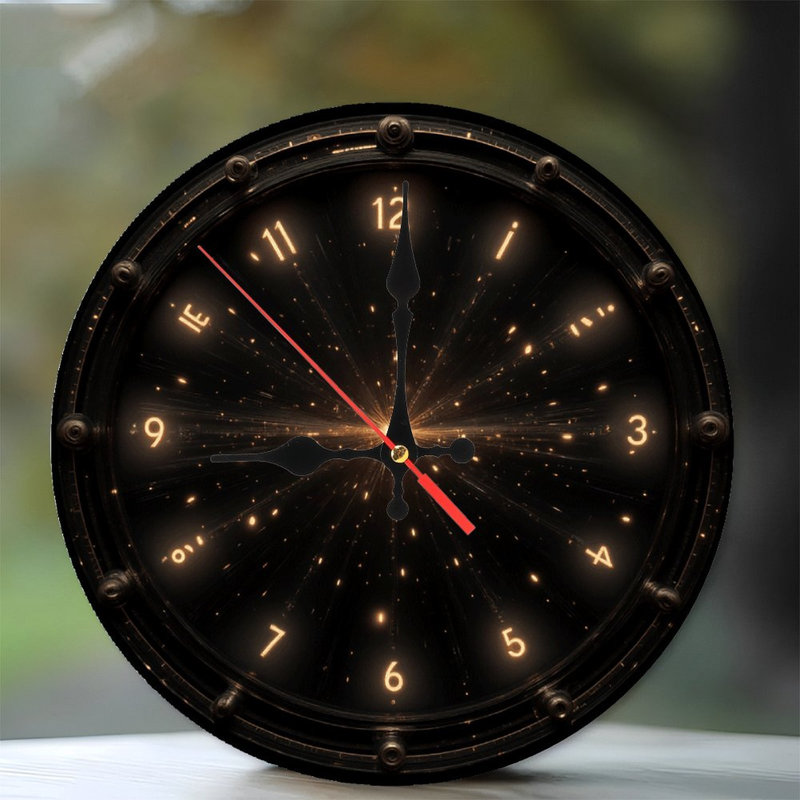 Horloge rétro élégante