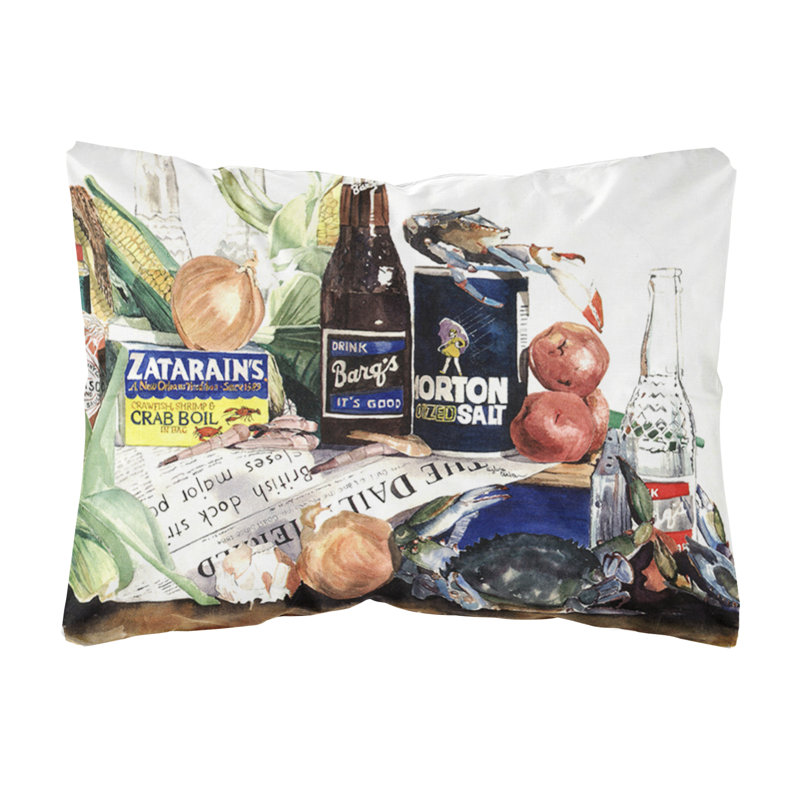 Coussin intérieur/extérieur barq, crabes et épices
