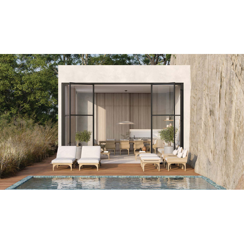 Serenique Outdoor Teak Lounge Chair