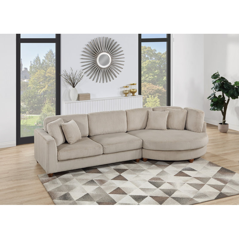2-Piece Sectional Set XL, Camel