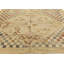 Tapis rétro en laine à motif crocheté brun / bleu / rouge motif rétro Mid-Century 20 pi 9 po x 12 pi