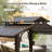 8×5FT Hardtop Grill Gazebo-1897685425
